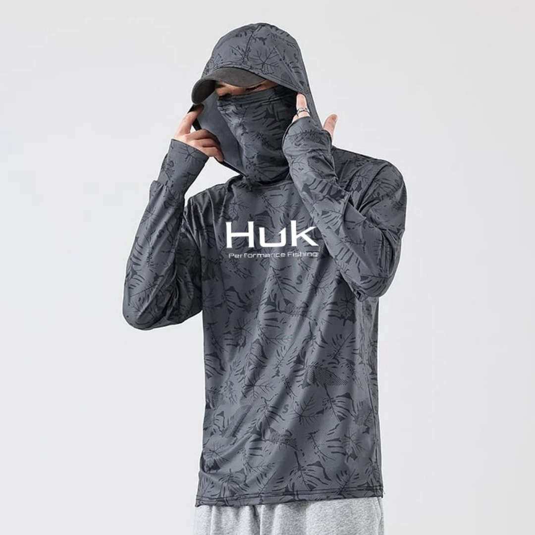 Outdoor Adventure Clothing - Men's Fishing hooded sweatshirt Fishing UV