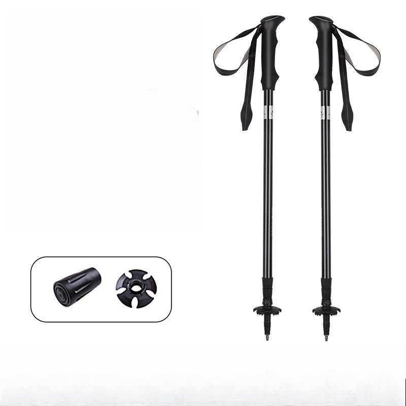 Trekking Pole Carbon - Trekking Pole Snap-fit Aluminum Alloy Three