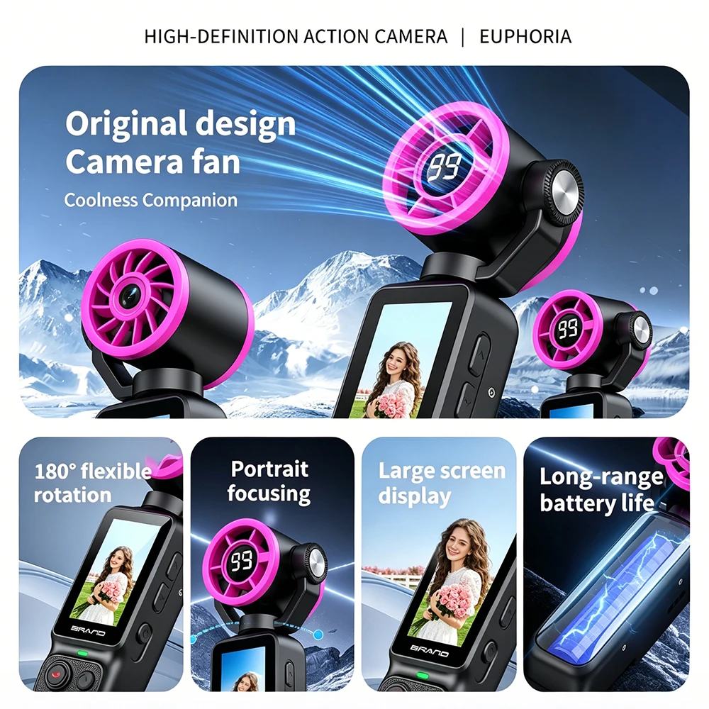 Pocket Fan Action Camera Focus - огляд і ціна Outdoor Adventure Video