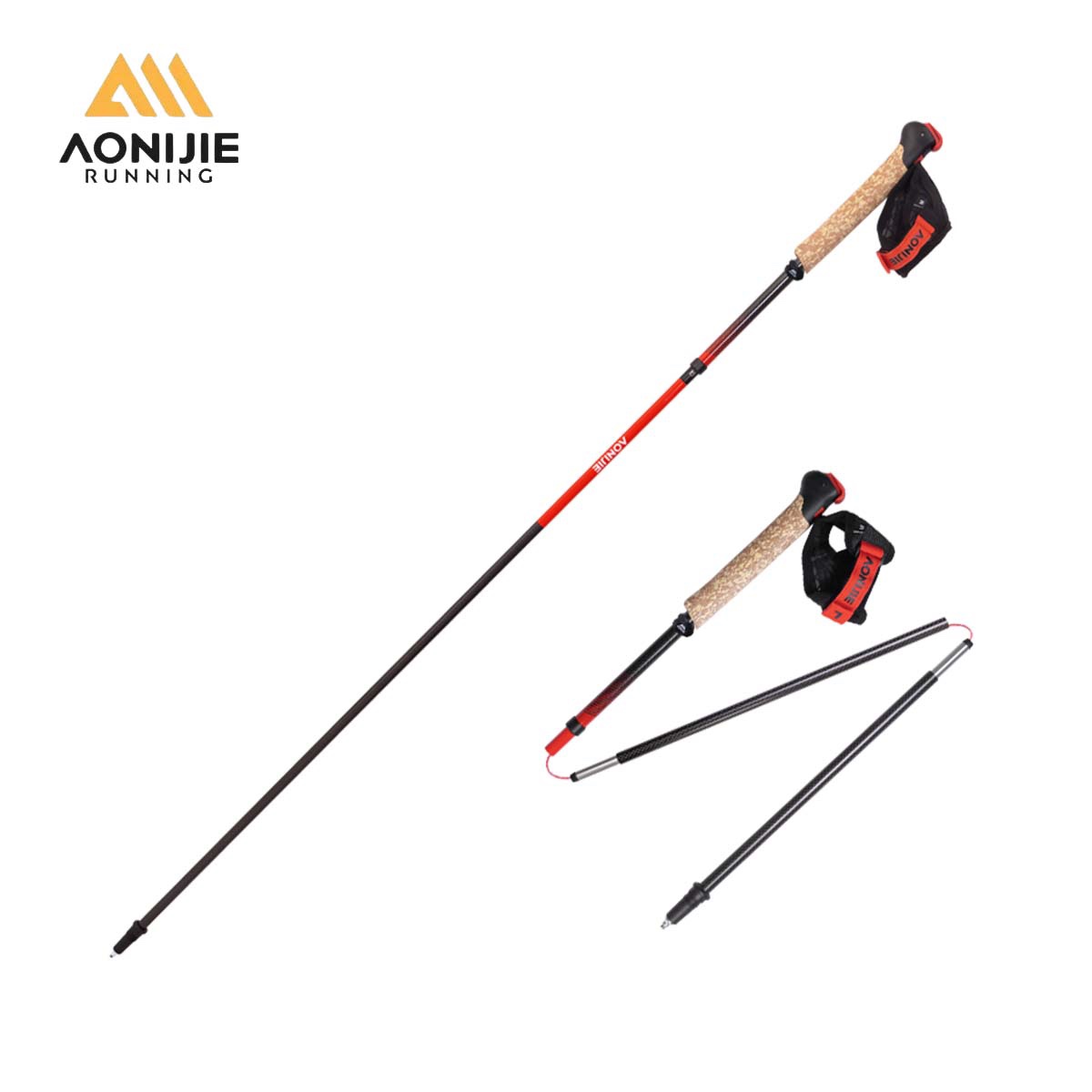2 Pcs AONIJIE E4212 E4218 Fold - огляд і ціна Trekking Pole Carbon