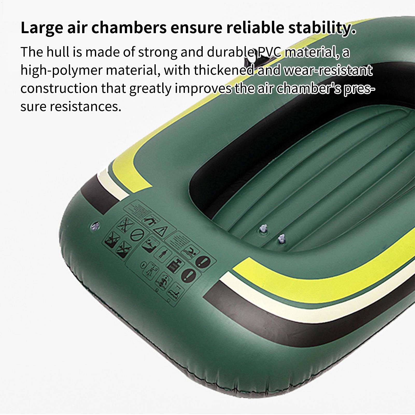 Inflatable Boat Thickened Wear - огляд і ціна Outdoor Adventure Rafting