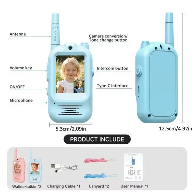 2pcs Kids Video Walkie Talkie  - огляд і ціна Outdoor Adventure Video