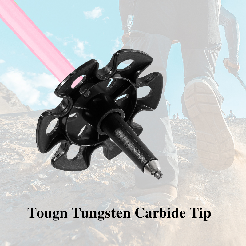 Pink Carbon Fiber Hiking Poles - огляд і ціна Trekking Pole Carbon