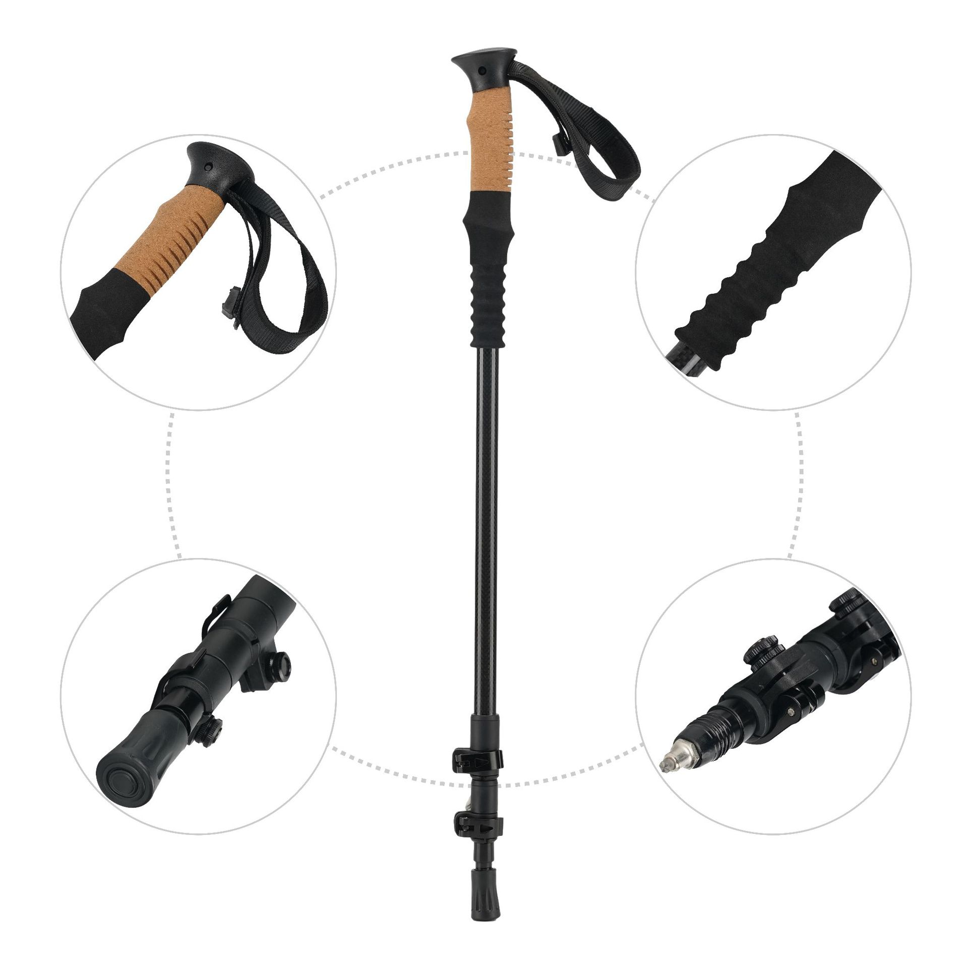 Cross-border multi-functional  - огляд і ціна Trekking Pole Carbon